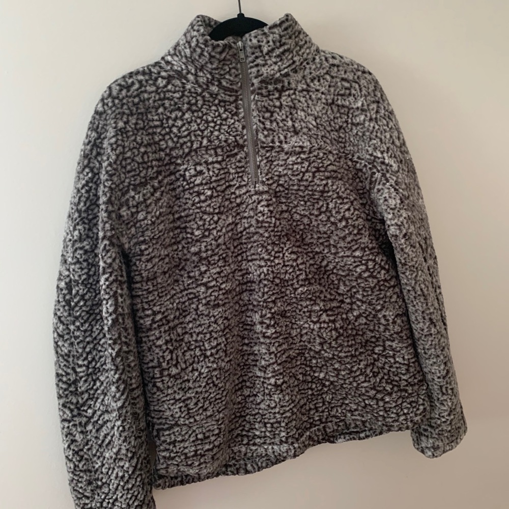 Altar’d State Fuzzy 1/4 Zip Wubby